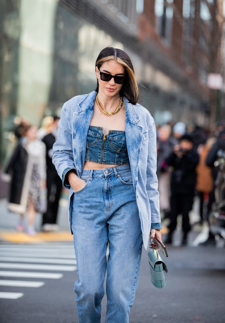 Denim top bottom clothing item placeholder image